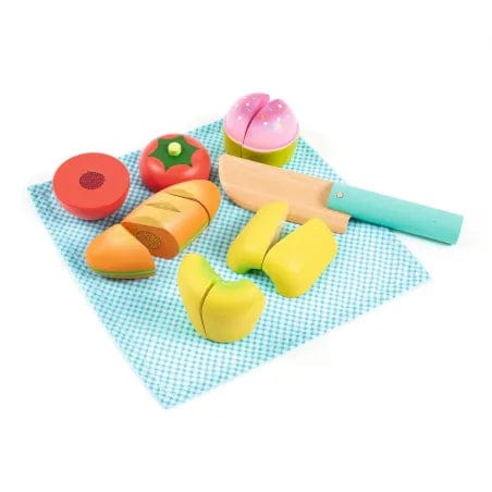 DJECO Accesorios Juego de picnic de madera Picnic to cut - Djeco DJ05511