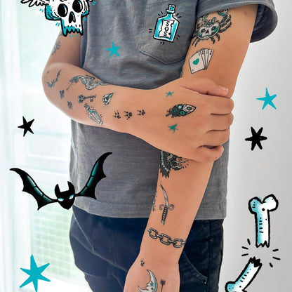 Djeco Accesorios Tatuajes temporales Lado oscuro - Design by Djeco DJ09594