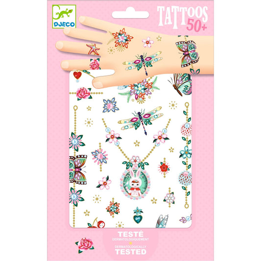 Djeco Accesorios Tatuajes temporales Las joyas de Fiona - Design by Djeco DJ09586