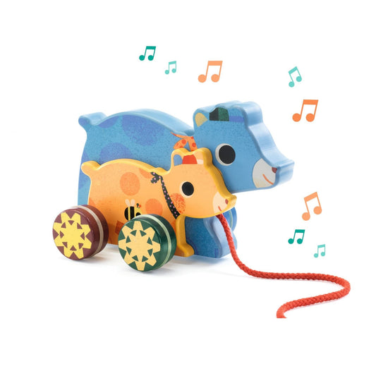 Djeco Arrastres Juego de arrastre Gabi y Sam - Djeco DJ06266