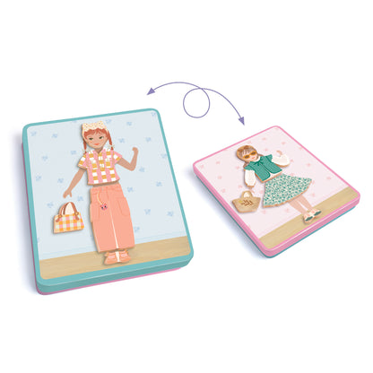 DJECO Arte / Manualidades Juego Magnético Inzebox Dressing – Vestir y Combinar-  DJECO DJ03073