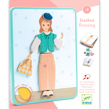 DJECO Arte / Manualidades Juego Magnético Inzebox Dressing – Vestir y Combinar-  DJECO DJ03073