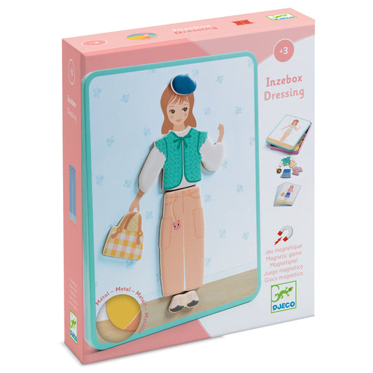 DJECO Arte / Manualidades Juego Magnético Inzebox Dressing – Vestir y Combinar-  DJECO DJ03073