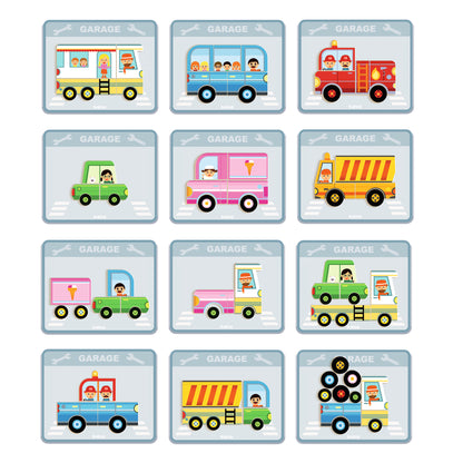 DJECO Arte / Manualidades Juego Magnético Inzebox Vehicles – Vehículosr-  DJECO DJ03074