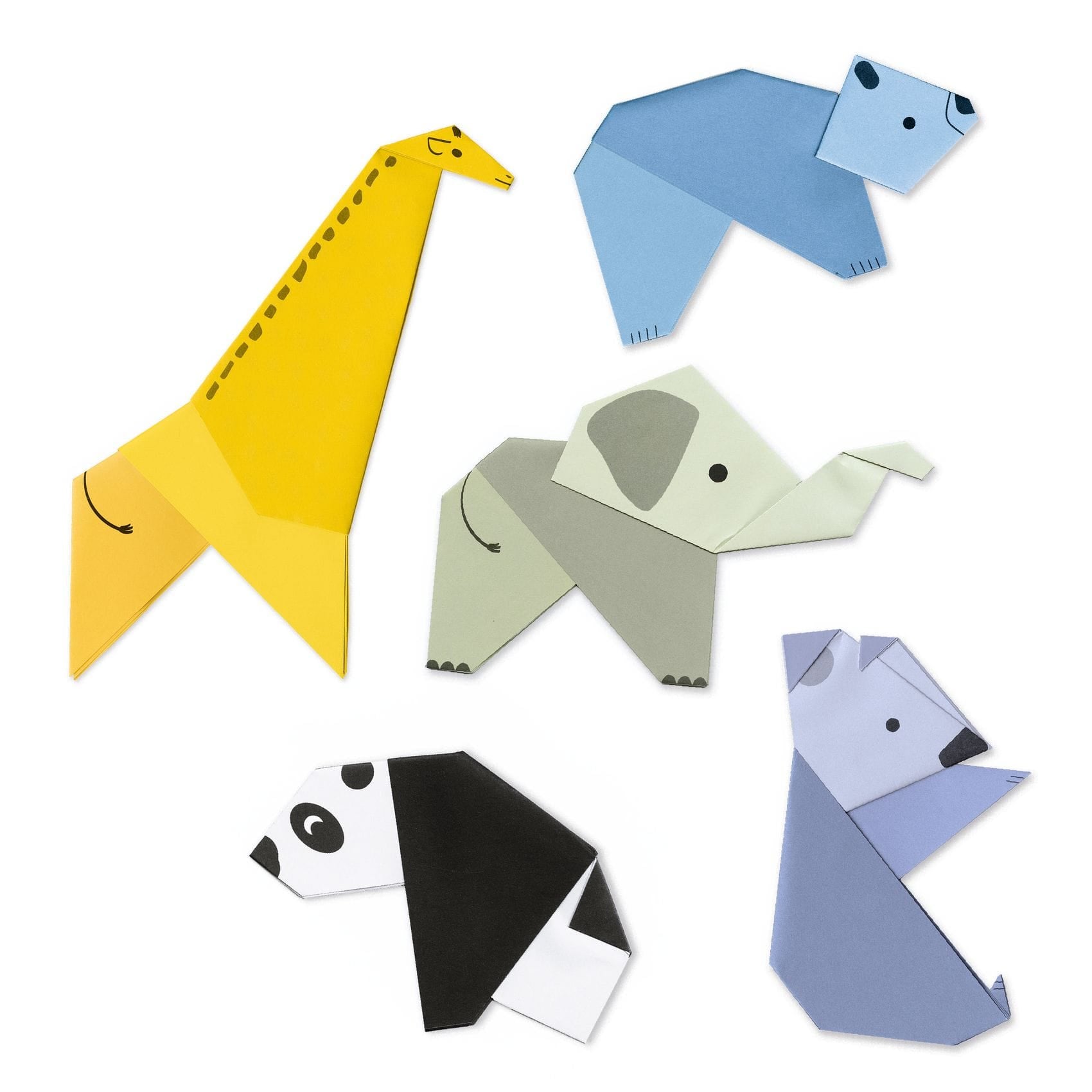 Djeco Arte / Manualidades Origami Primeros pliegues de papel 1, 2, 3... ¡Retiro! - Design by Djeco DJ00098