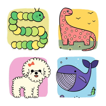 Djeco Arte / Manualidades Set de dibujo Paso a Paso Lama & Co - Djeco DJ08269