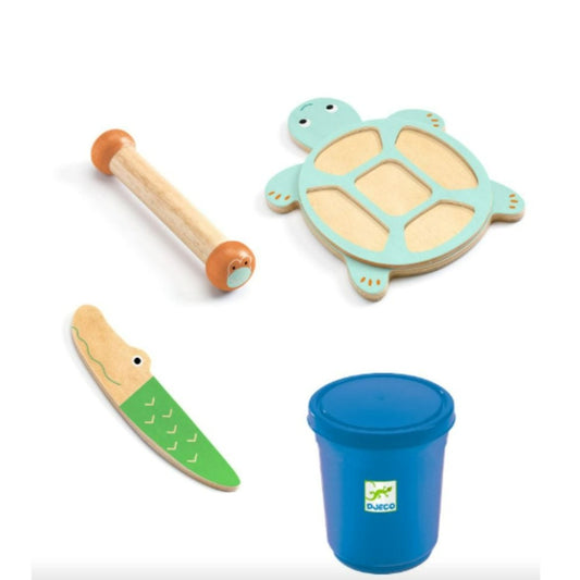 DJECO Arte y Manualidades Plasticina Tortuga DJ09032