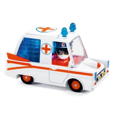 DJECO Auto Autos locos Ambulancia Rápida - Djeco DJ05468