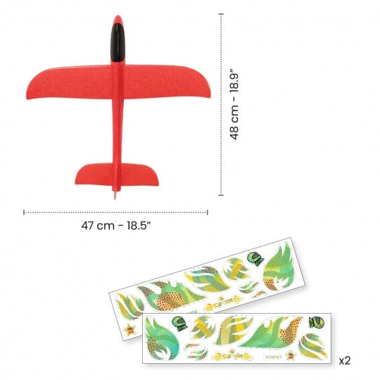 Djeco Avión Planeador de Fuego DJ02108