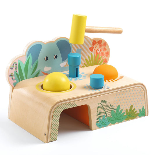 DJECO Destreza y Habilidades Juego de destreza de madera Multi Tap - Djeco DJ06293
