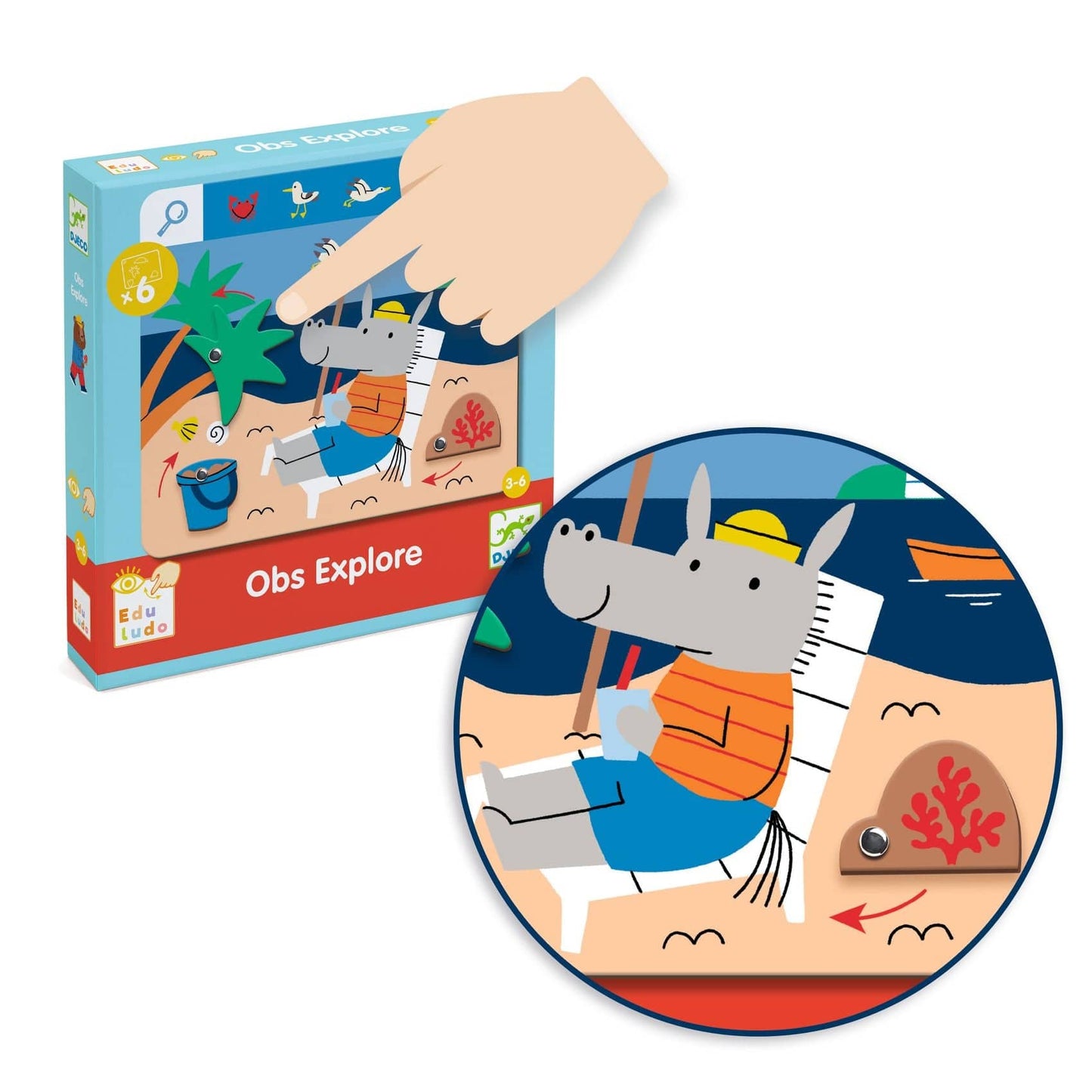 Djeco Destreza y Habilidades Juego de Observación Explore - Djeco DJ08235