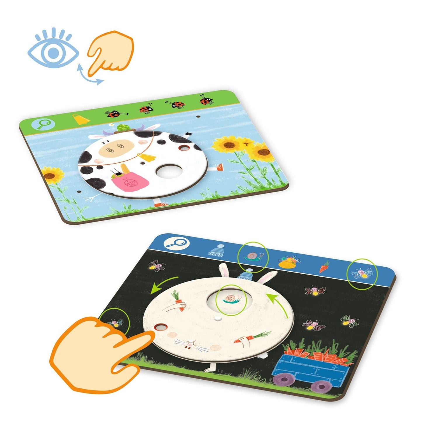 Djeco Destreza y Habilidades Juego de Observación Funny - Djeco DJ08237