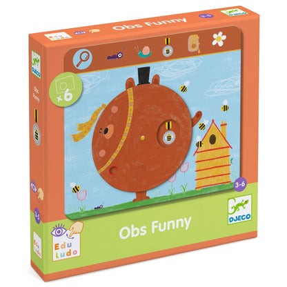 Djeco Destreza y Habilidades Juego de Observación Funny - Djeco DJ08237
