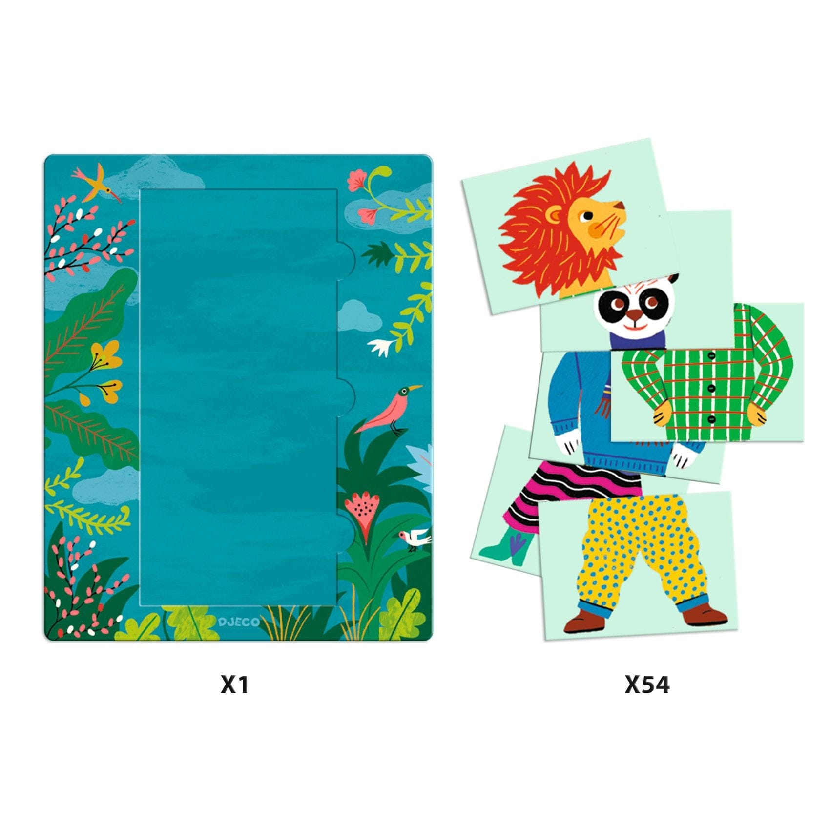 Djeco Destreza y Habilidades Juego Mezcla y combina Modanimo - Djeco DJ08247