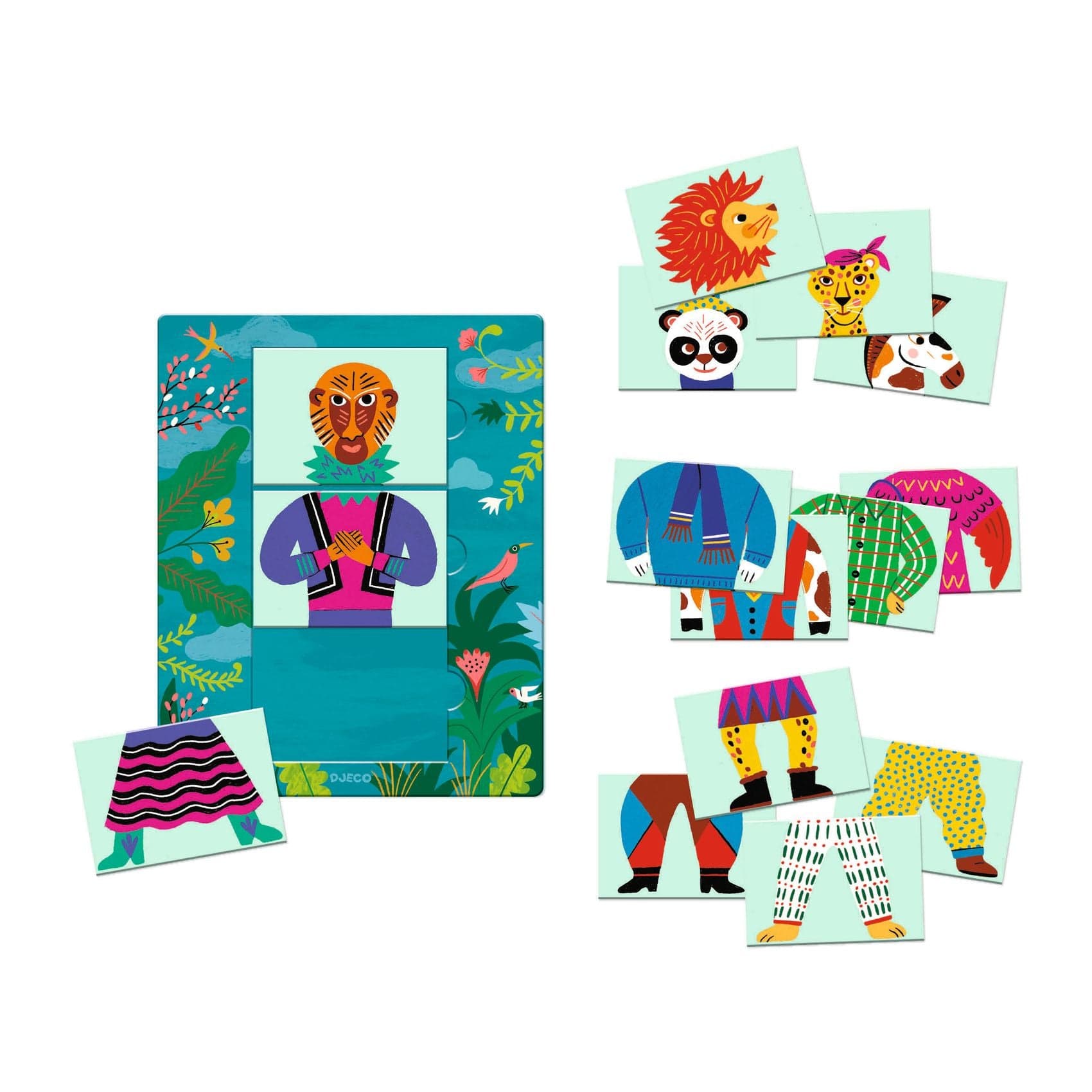 Djeco Destreza y Habilidades Juego Mezcla y combina Modanimo - Djeco DJ08247