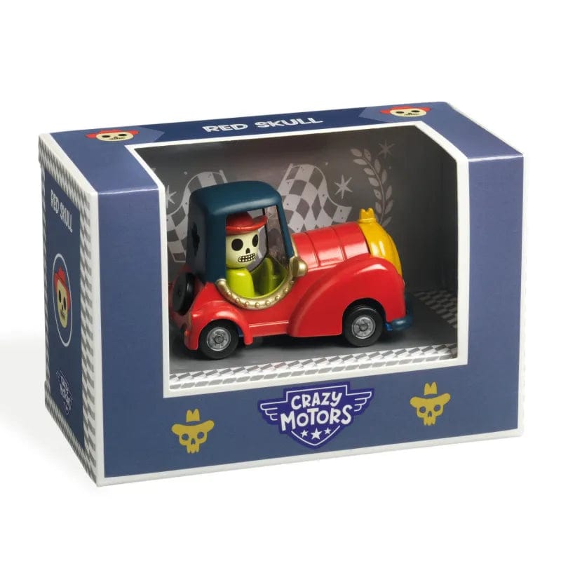 DJECO Figuras de colección Autos locos - craneo rojo DJ05470