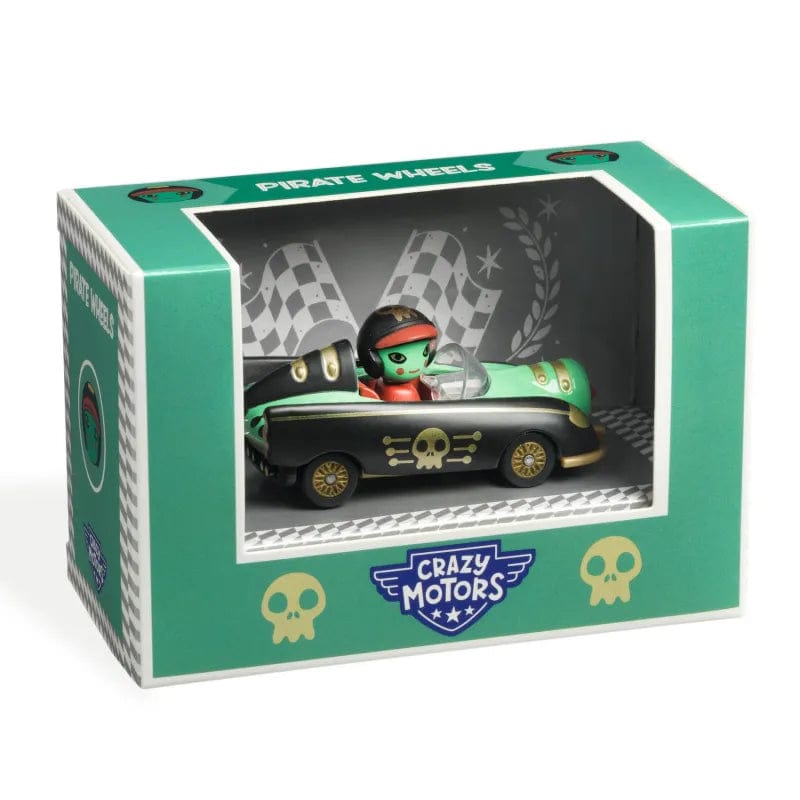 DJECO Figuras de colección Autos locos - Pirata sobre ruedas DJ05487