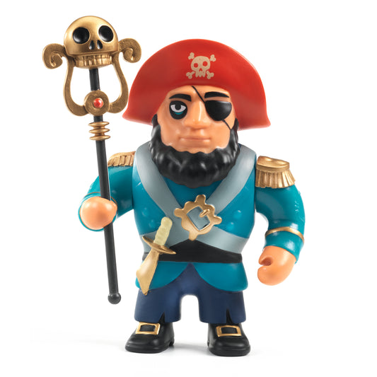 Djeco Figuras de colección Figura Arty Toys Ze Piratous – Líder Pirata- Djeco DJ06851