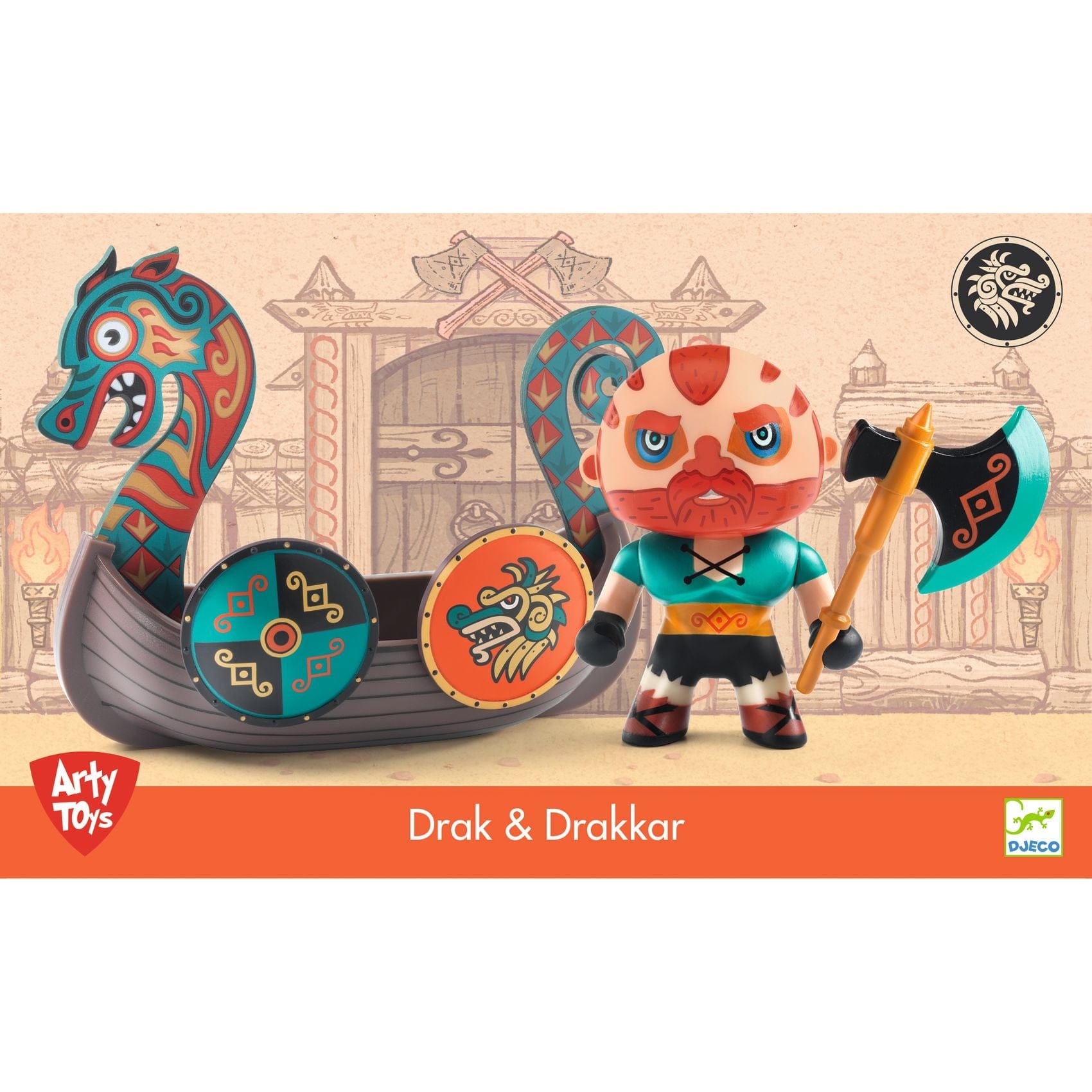 Djeco Figuras de colección Figura coleccionable Drak & Drakkar de Art Toys - Djeco DJ06849