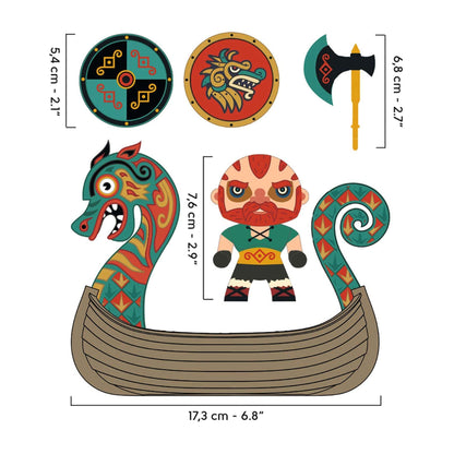 Djeco Figuras de colección Figura coleccionable Drak & Drakkar de Art Toys - Djeco DJ06849