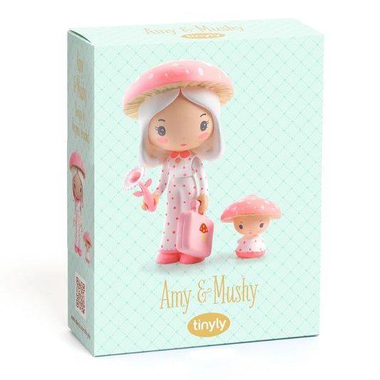 DJECO Figuras de colección Muñecas coleccionables Amy y Mushy Tinyly - Djeco DJ06967