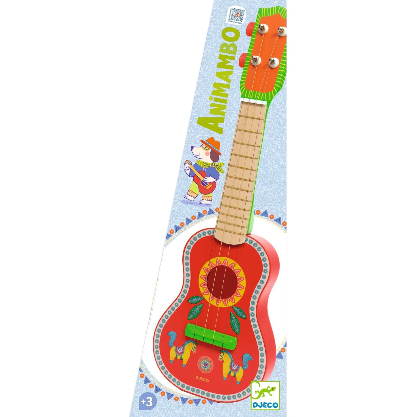 Djeco Instrumentos musicales Guitarra Ukelele Animambo - Djeco DJ06013