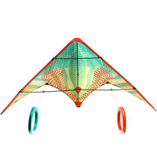 Djeco Juegos de Exterior Cometa acrobática Puntos rojos DJ02164