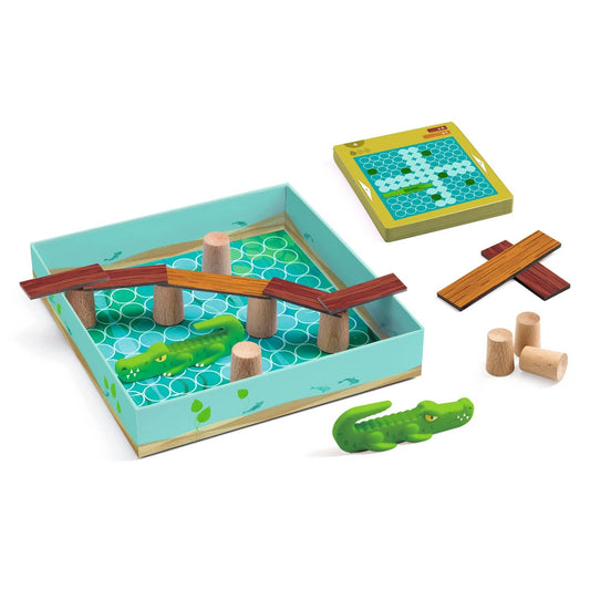 DJECO Juegos de memoria y lógica Juego de Lógica Croco Bridge - Djeco DJ00816