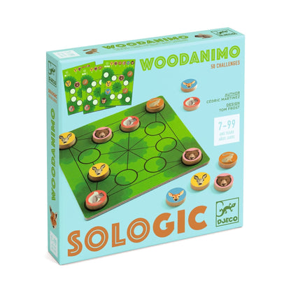 Djeco Juegos de memoria y lógica Juego de lógica Woodanimo - Djeco DJ08587