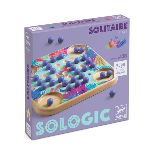 DJECO Juegos de memoria y lógica Juego de Mesa Solitario Sologic - Djeco DJ00813
