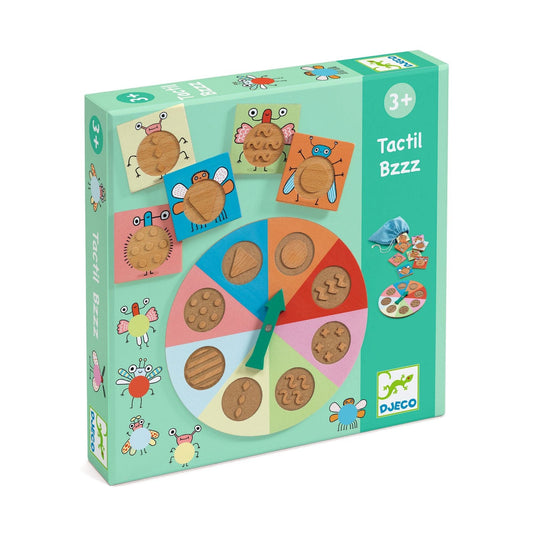 DJECO Juegos de memoria y lógica Juego Educativo Tactil Bzzz DJ08259