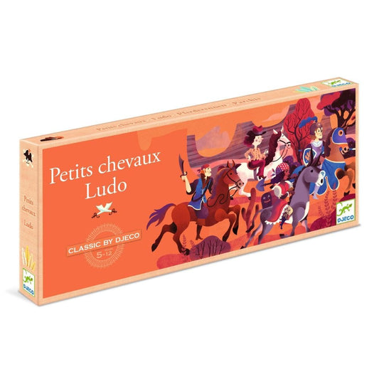 DJECO Juegos de memoria y lógica Ludo Petits Chevaux - Djeco DJ05234