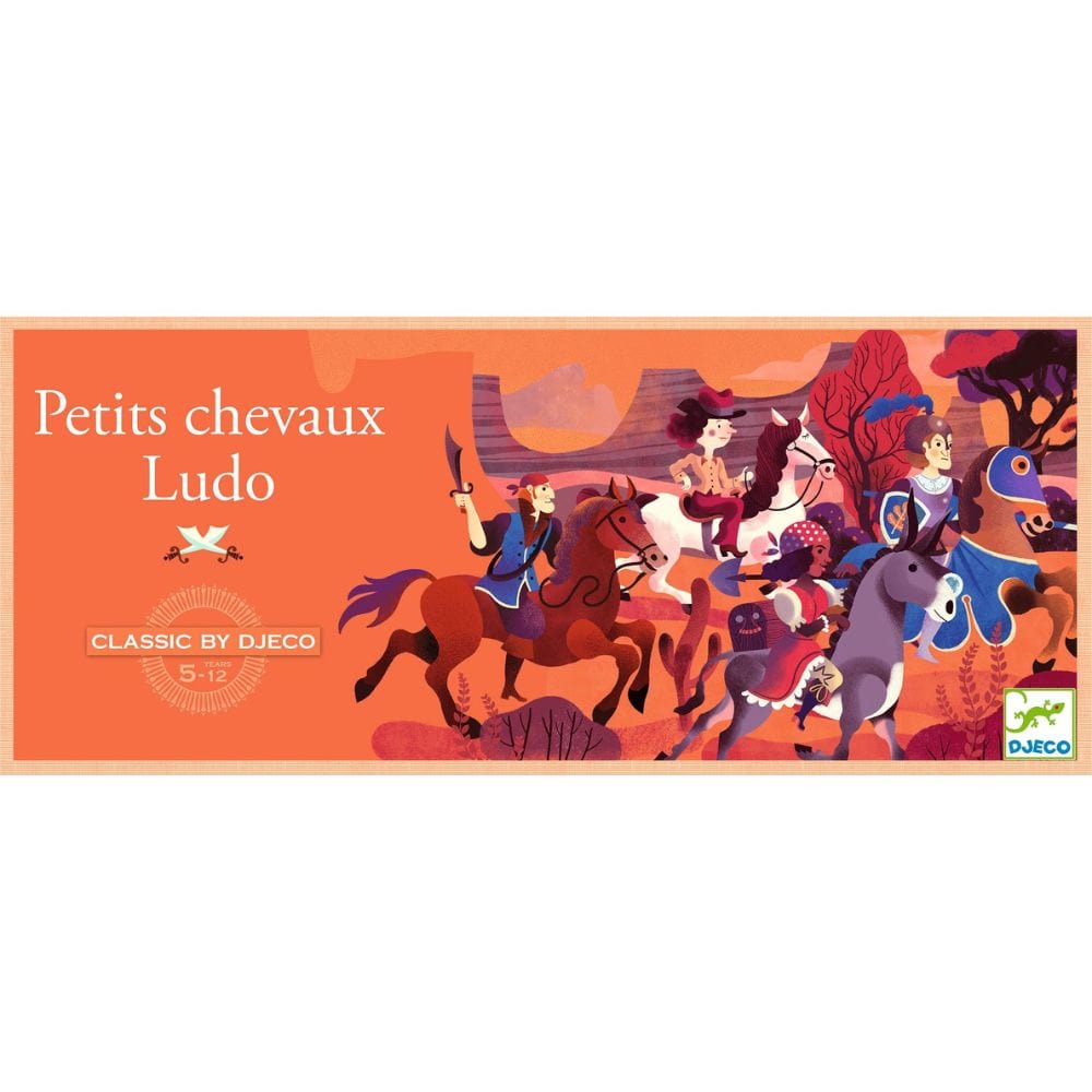 DJECO Juegos de memoria y lógica Ludo Petits Chevaux - Djeco DJ05234