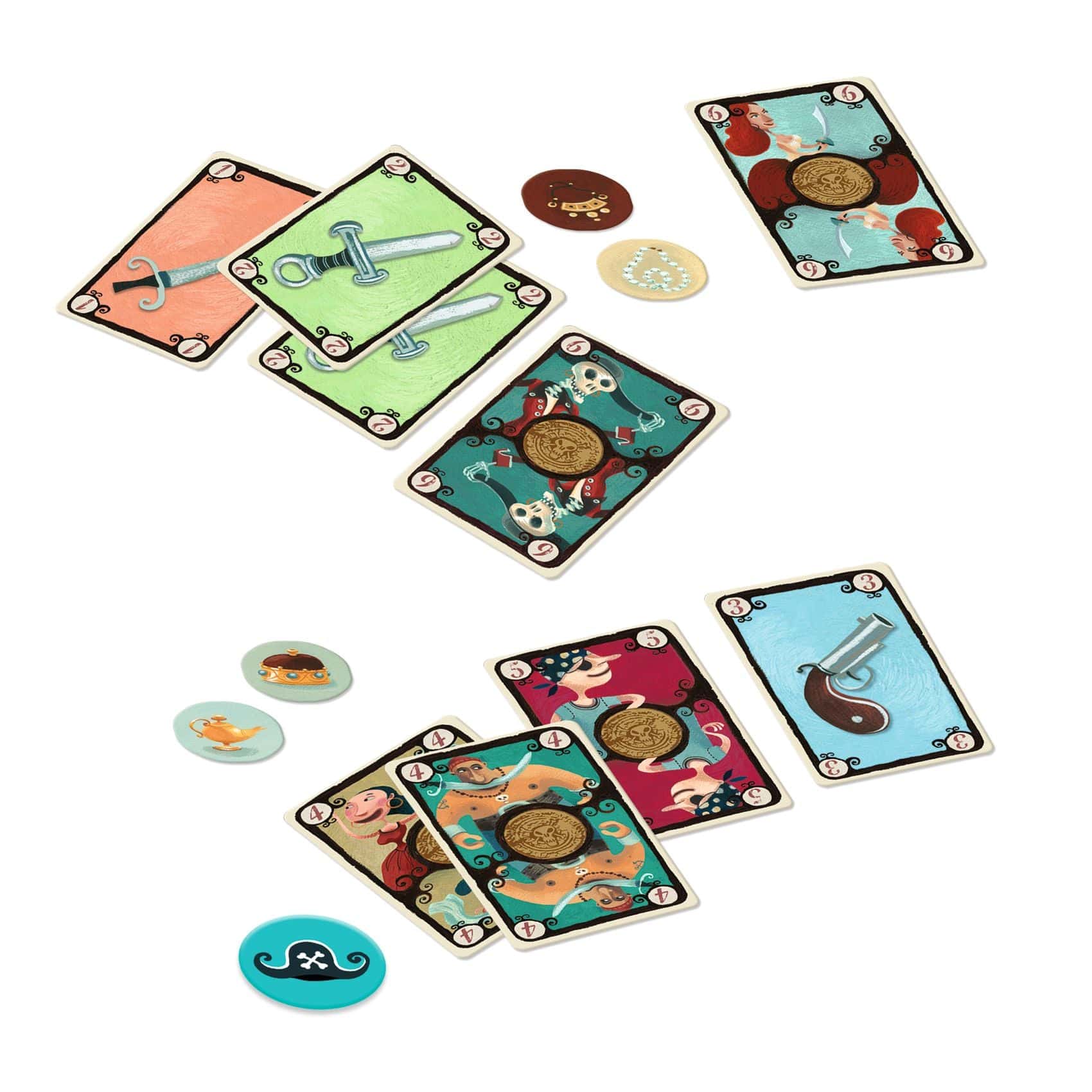 Djeco Juegos de mesa Juego clásico de Pocker Junior DJ05236