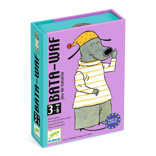 DJECO Juegos de mesa Juego de Cartas Bata Waf DJ05104