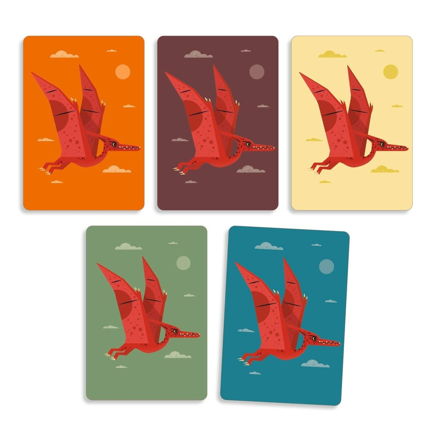DJECO Juegos de mesa Juego de Cartas Dinosaurio DJ05093
