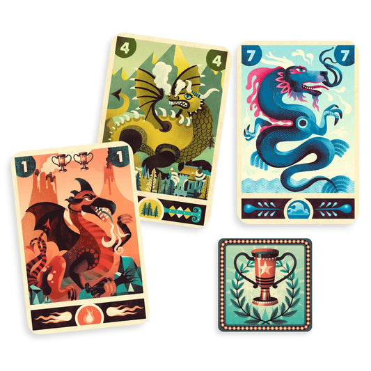 DJECO Juegos de mesa Juego de Cartas Dragon Deck - Djeco DJ05081