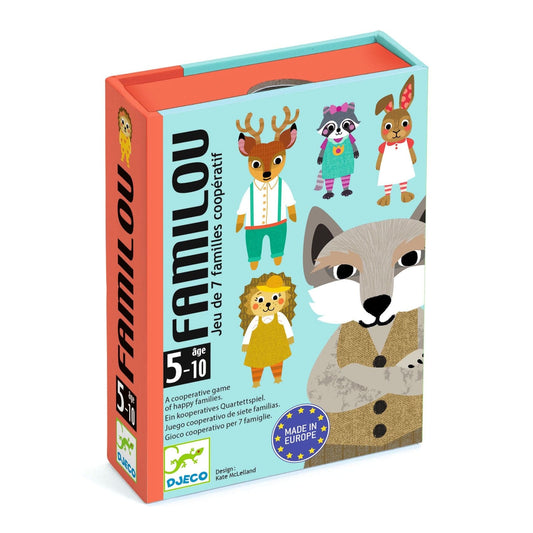 DJECO Juegos de mesa Juego de cartas Familou DJ05103