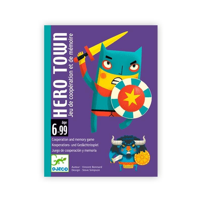 DJECO Juegos de mesa Juego de cartas Hero town