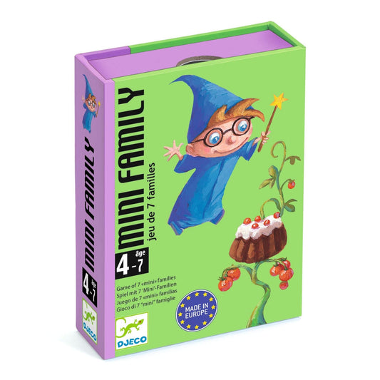 DJECO Juegos de mesa Juego de Cartas Mini Family DJ05101