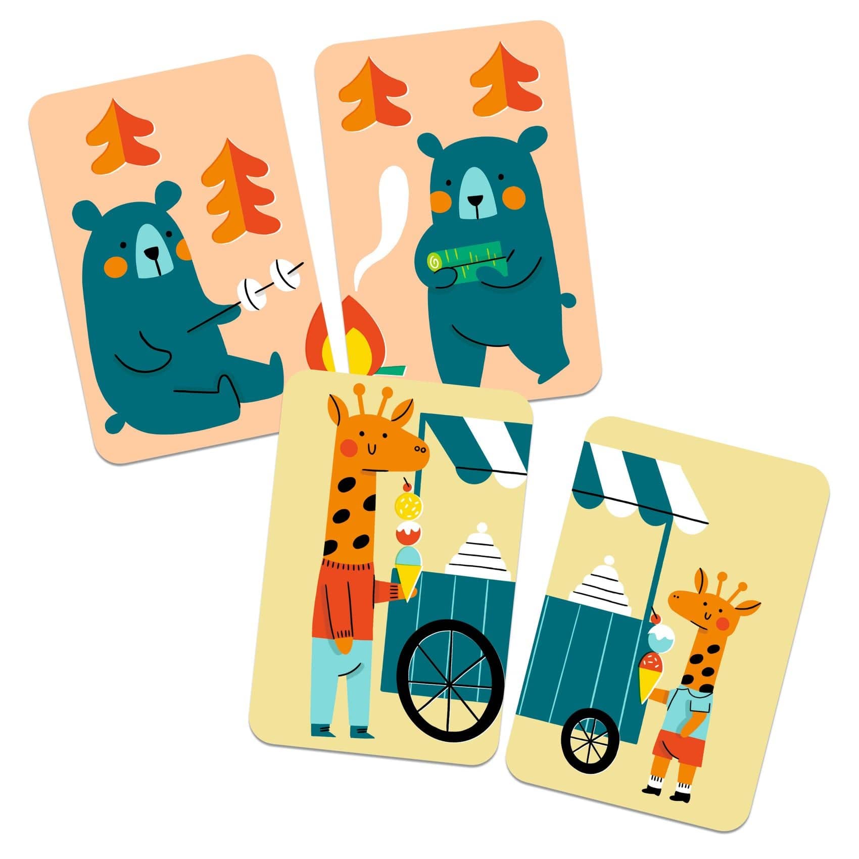 Djeco Juegos de mesa Juego de cartas Misti'Loup DJ05078