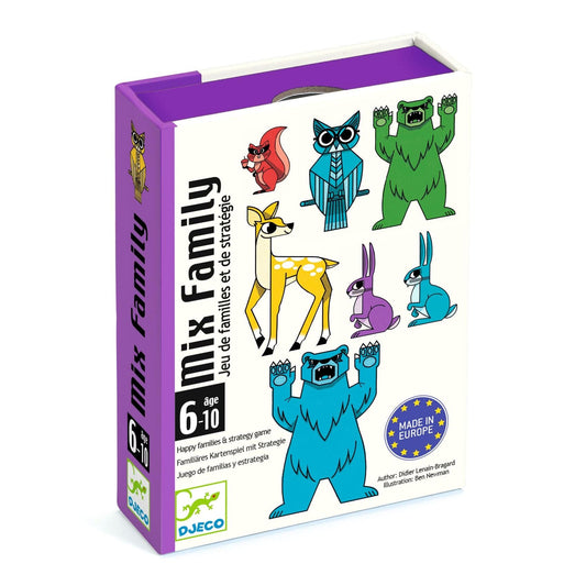 DJECO Juegos de mesa Juego de Cartas Mix Family DJ05083