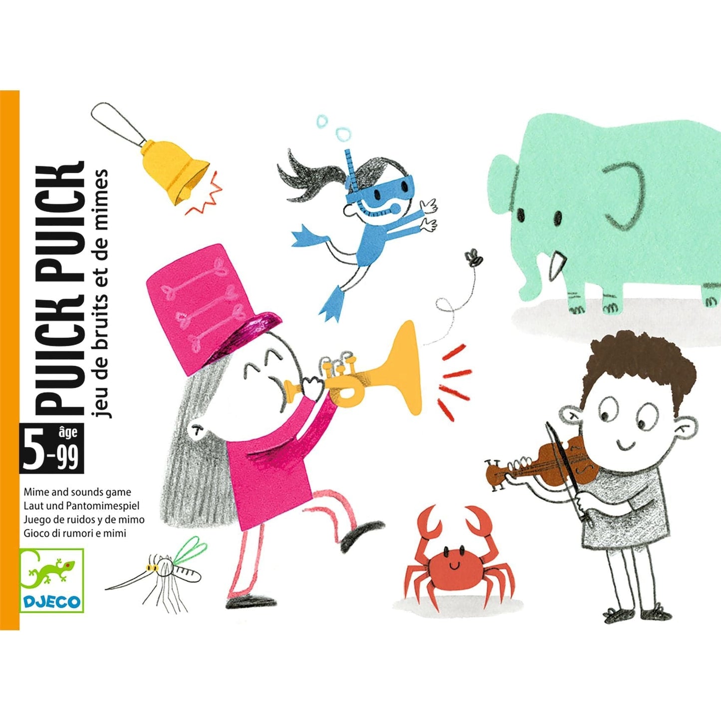 Djeco Juegos de mesa Juego de cartas Puick Puick - Djeco DJ05071