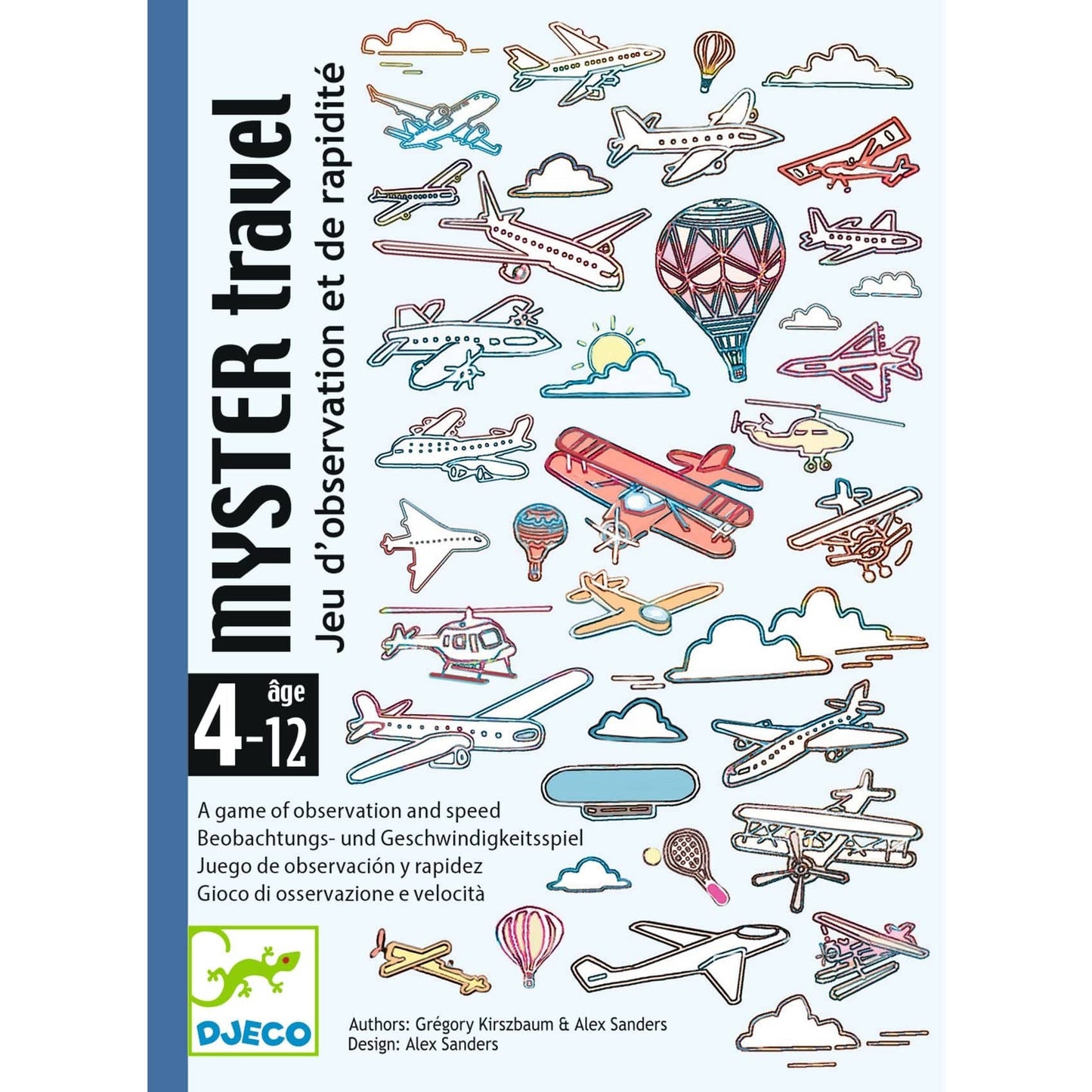 Djeco Juegos de mesa Juego de cartas Viaje misterioso - Djeco DJ05075