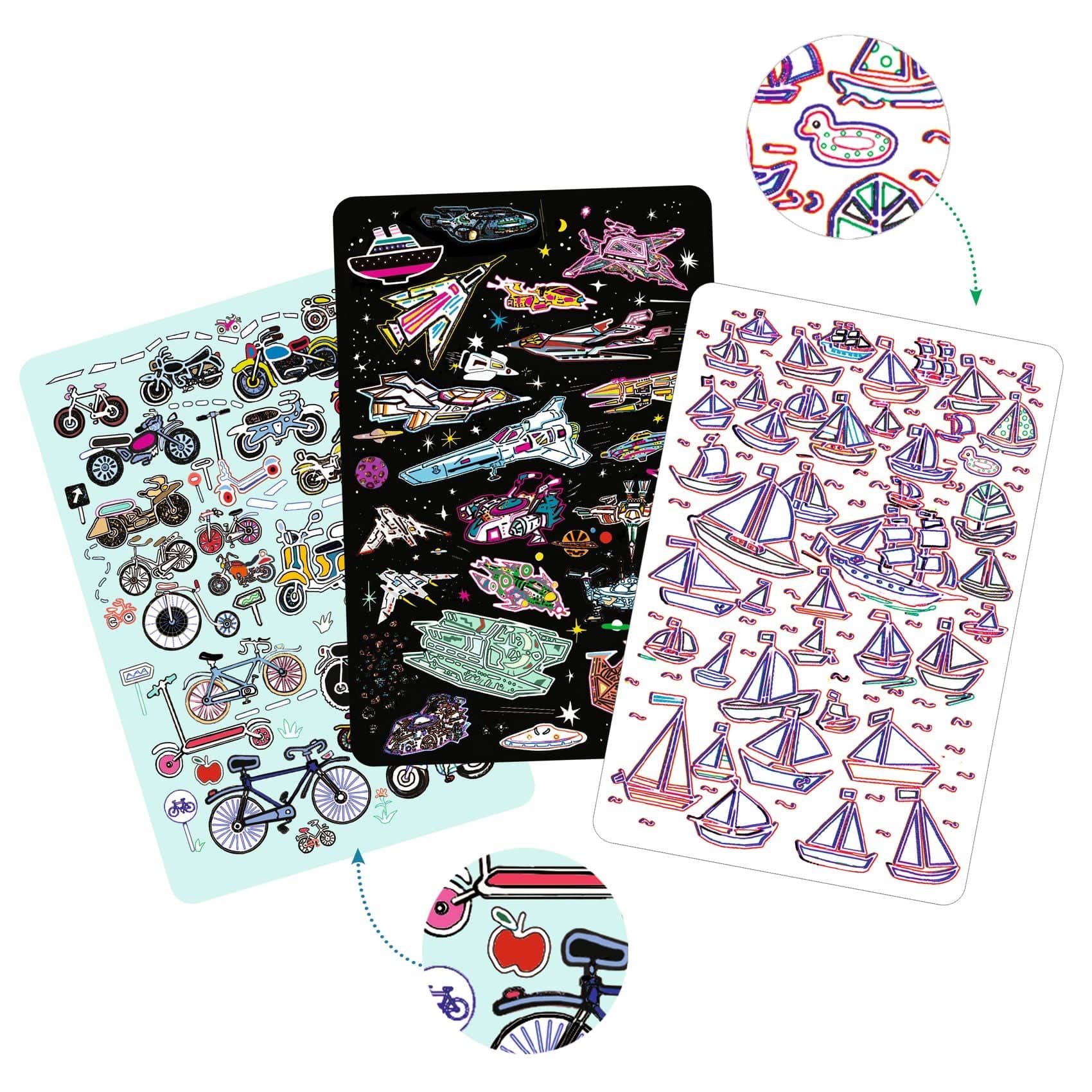 Djeco Juegos de mesa Juego de cartas Viaje misterioso - Djeco DJ05075