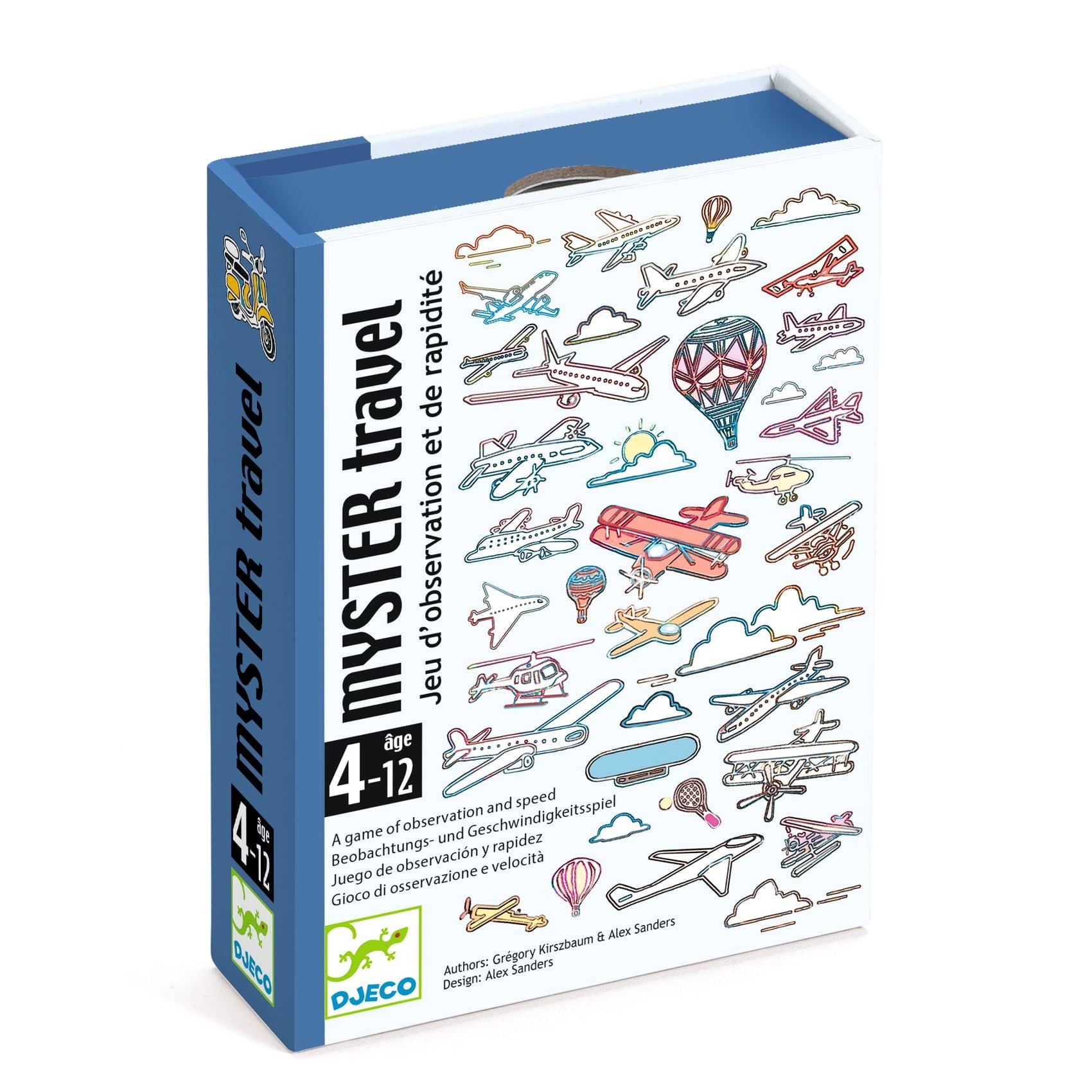 Djeco Juegos de mesa Juego de cartas Viaje misterioso - Djeco DJ05075