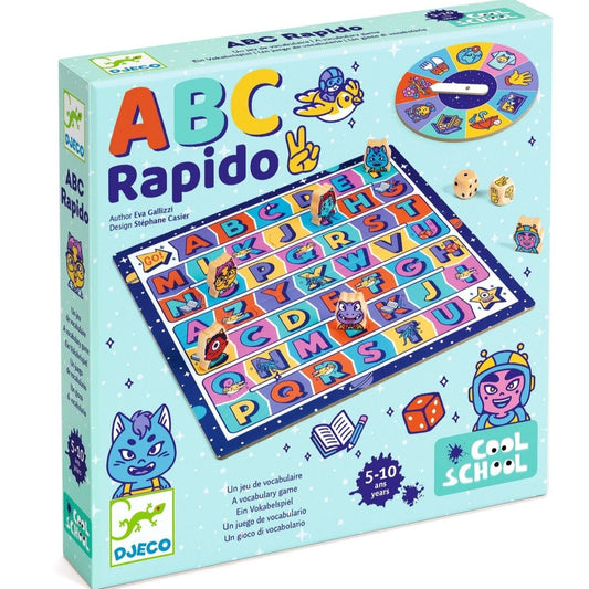 DJECO Juegos de mesa Juego de mesa ABC rapido DJ08583