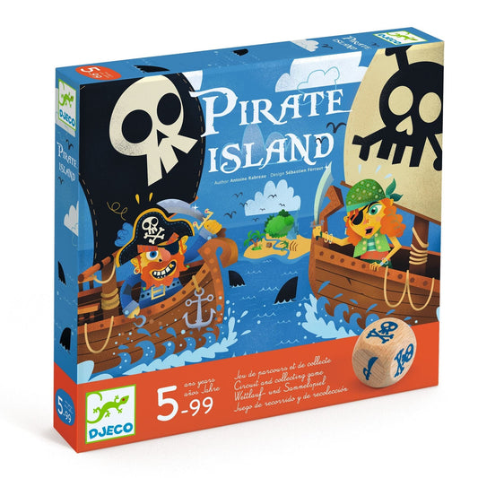 DJECO Juegos de mesa Juego de mesa Isla pirata DJ08595
