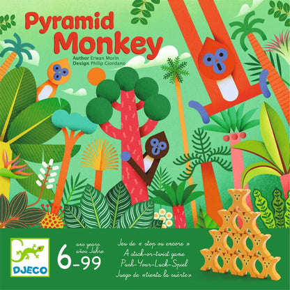 DJECO Juegos de mesa Juego de mesa Pirámide de Monos - Djeco DJ00824