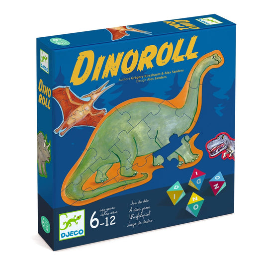 Djeco Juegos de mesa Juego de mesa y puzzle Dinoroll - Djeco DJ00822